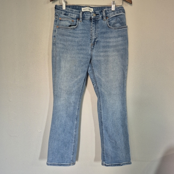 Denim Forum Aritzia The 90's Lexi Lo Rise Bootcut Ankle Denim Jeans Size 30 - Picture 5 of 13